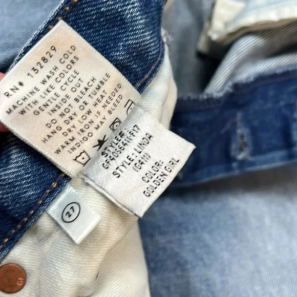 GRLFRND “Linda” wide leg jeans in Golden Girl size 27 - Picture 11 of 14